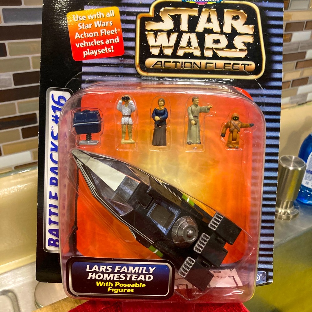 Star And Wars 1997 Action Fleet Battle Packs #16 Lars Family Homestead - New !!!